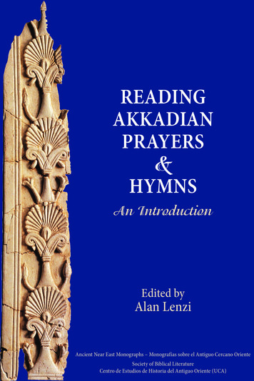Reading Akkadian PRayeRs Hymns