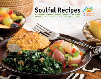 Soulful Recipes - UCSD Center For Community Health