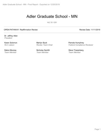 Adler Graduate School - MN