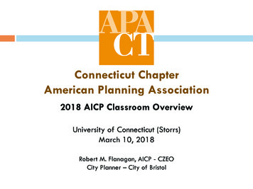 Connecticut Chapter American Planning Association