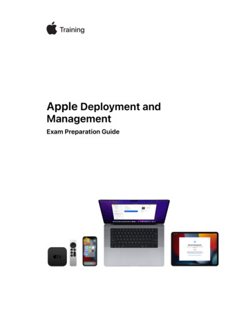 Apple Deployment And Management