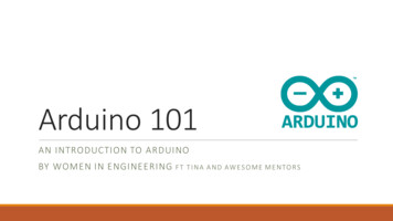 Arduino 101 - Uwaterloo.ca