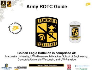 Army ROTC Guide - Marquette University