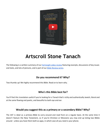 Artscroll Stone Tanach - Holy Language