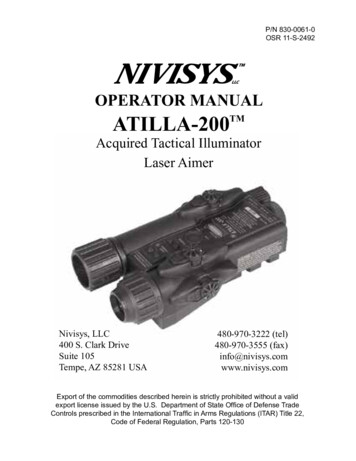 Acquired Tactical Illuminator Laser Aimer