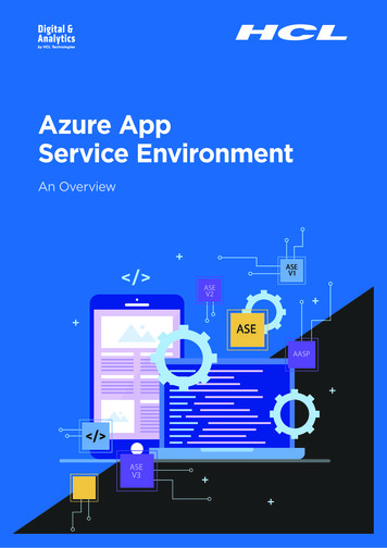 Azure App Service Environment - Microsoft
