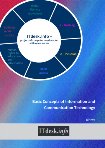 Basic Concepts Of Information Technology Notes
