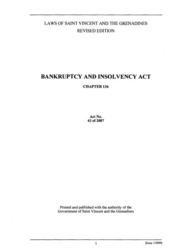 Bankruptcy And Insolvency Act