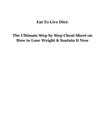 Eat To Live Diet: The Ultimate Step By Step Cheat Sheet On .