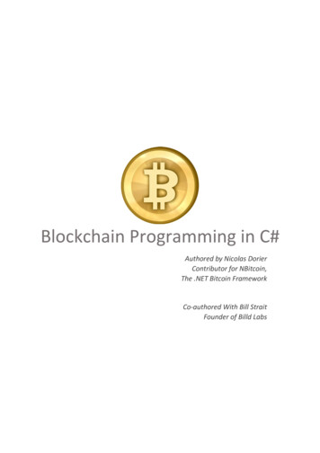 Blockchain Programming In CSharp - Finobuzz