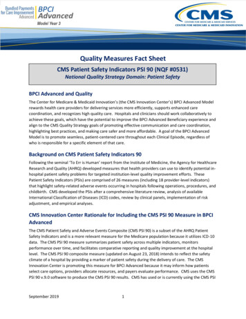 Quality Measures Fact Sheet - CMS Innovation Center