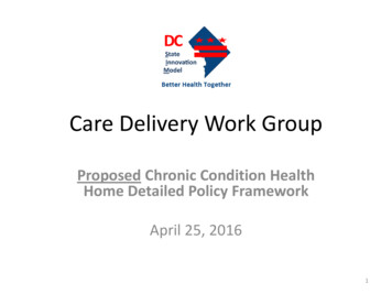 Care Delivery Work Group - Dhcf