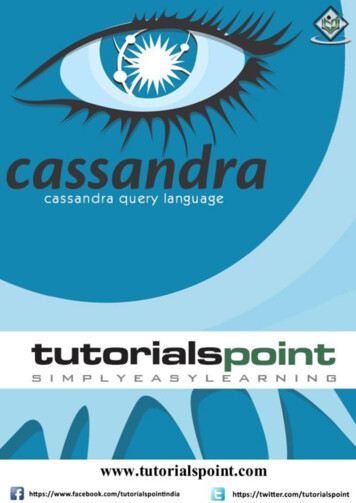 Cassandra Tutorial - RxJS, Ggplot2, Python Data .