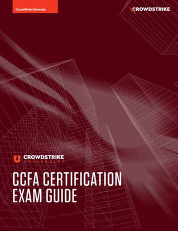 CCFA CERTIFICATION EXAM GUIDE - CrowdStrike