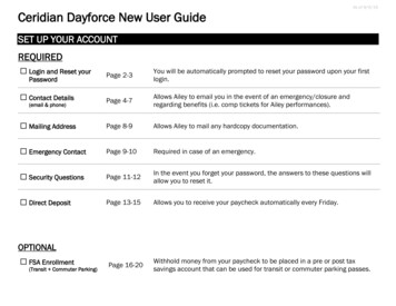 As Of 9/4/19 Ceridian Dayforce New User Guide - The Ailey School