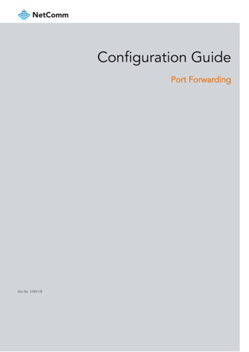Port Forwarding Configuration Guide