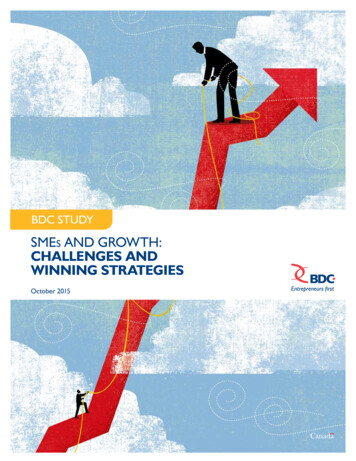 SMEs & Growth: Challenges And Winning Strategies - BDC Study