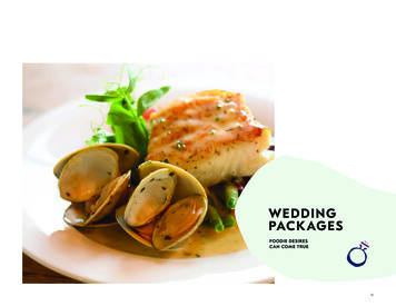 WEDDING PACKAGES AT THE CULINARY INSTITUTE OF 