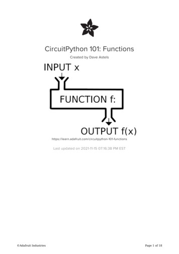 CircuitPython 101: Functions - Adafruit Industries