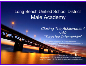 Long Beach Unified School District Male AcademyMale Academy - College Board