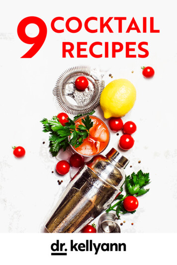 9 RECIPES COCKTAIL