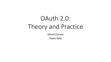 OAuth 2.0: Theory And Practice - Pfelix.files.wordpress 