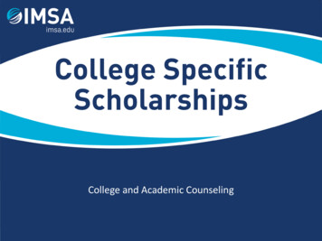 College And Academic Counseling - IMSA Home