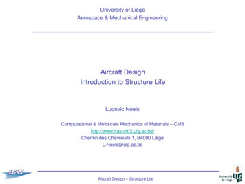 Aircraft Design Introduction To Structure Life