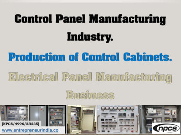Control Panel Manufacturing Industry - Technology Books