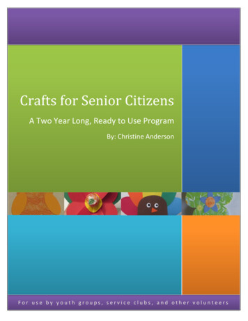 Crafts For Senior Citizens Book