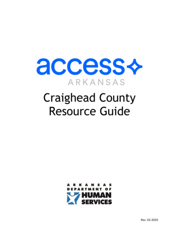 Craighead County Resource Guide