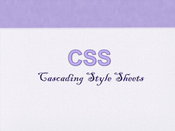 CSS Cascading Style Sheets - Laurentian University