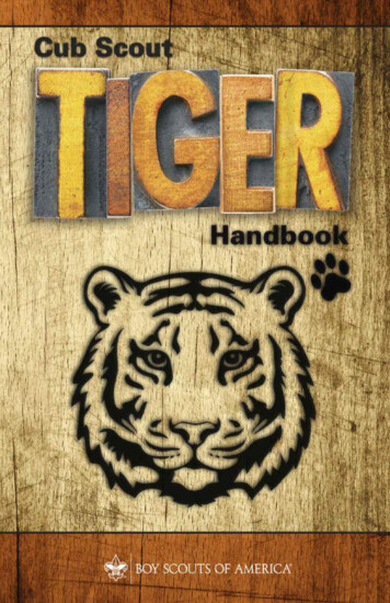 Cub Scout Tiger Handbook - WordPress 