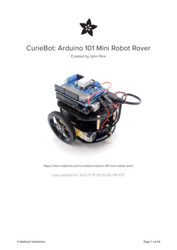 CurieBot: Arduino 101 Mini Robot Rover