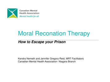 Moral Reconation Therapy - HSJCC