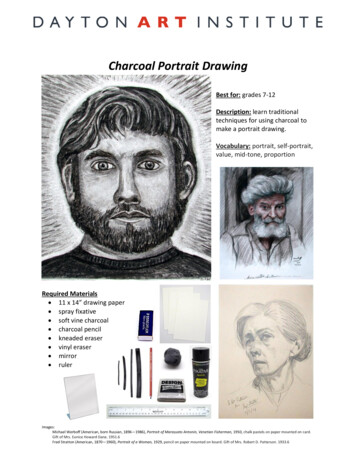 Charcoal Portrait Drawing