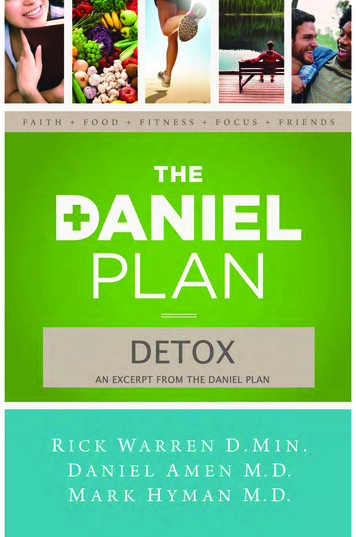 Daniel Plan Detox FaithGateway
