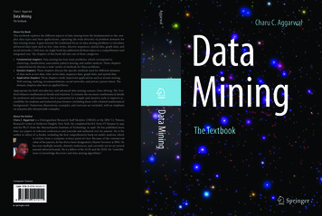Data Mining: The Textbook - Charu Aggarwal