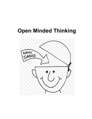 Open Minded Thinking - Dr. Linda Olson