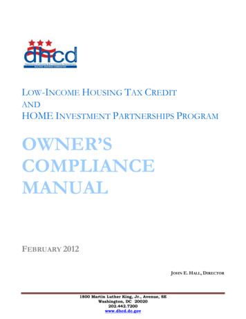 LIHTC Compliance Manual - Novoco