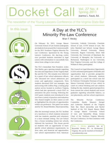 In This Issue: A Day At The YLC’s Minority Pre-Law Conference