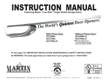 2007 AD-IM09-11 DC Openersb - Martin Garage Doors