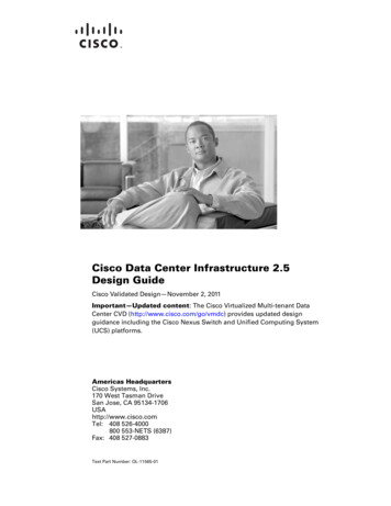 Cisco Data Center Infrastructure 2.5 Design Guide