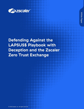 Defend Against LAPSUS With Deception & Zero Trust Exchange