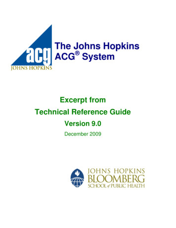Excerpt From Technical Reference Guide - HealthPartners