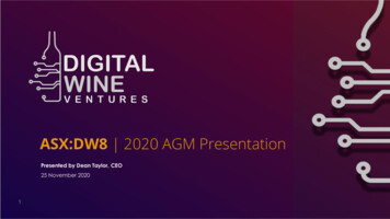ASX:DW8 2020 AGM Presentation - Australian Financial Review