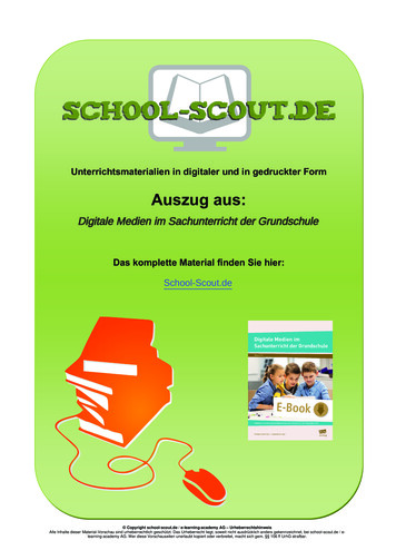 Digitale Medien Im Sachunterricht Der Grundschule - School-Scout