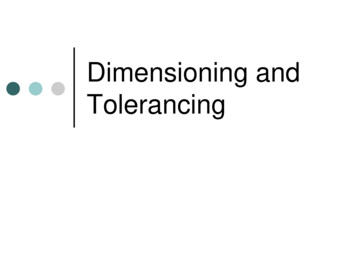 Dimensioning And Tolerancing - The College Of New Jersey