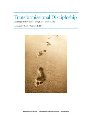 Discipleship Workbook-John-1 (final 1st Edit)