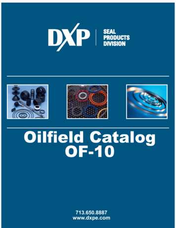 Oilfield Catalog OF-10 - DXP Enterprises